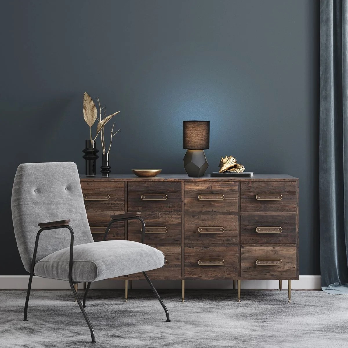 Настольная лампа Escada Diona Black