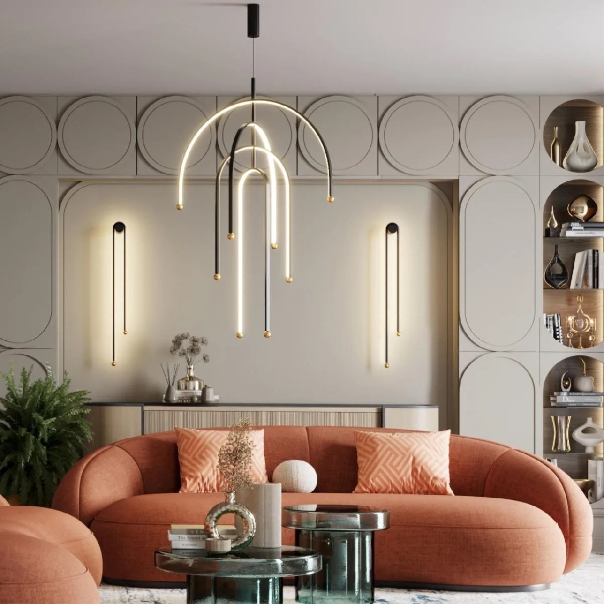 Подвесная люстра Odeon Light Memfi