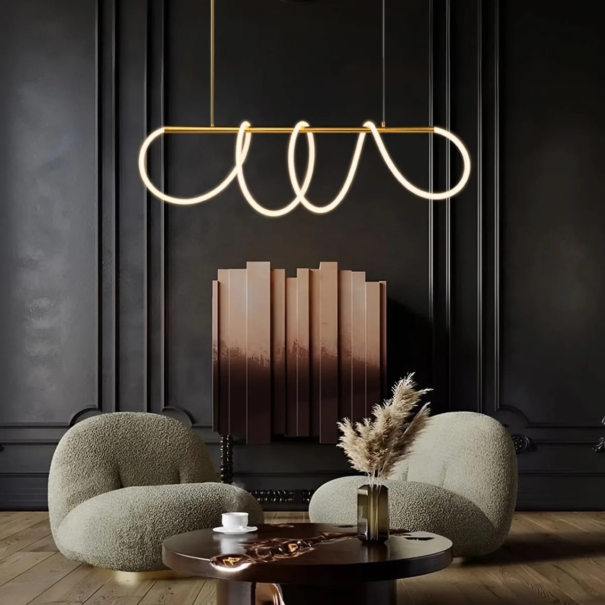 Подвесная люстра Loft It Thread Brass